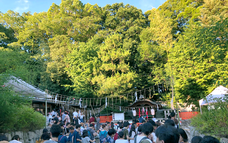下賀神社の境内にある御手洗池 下賀神社の境内にある御手洗池